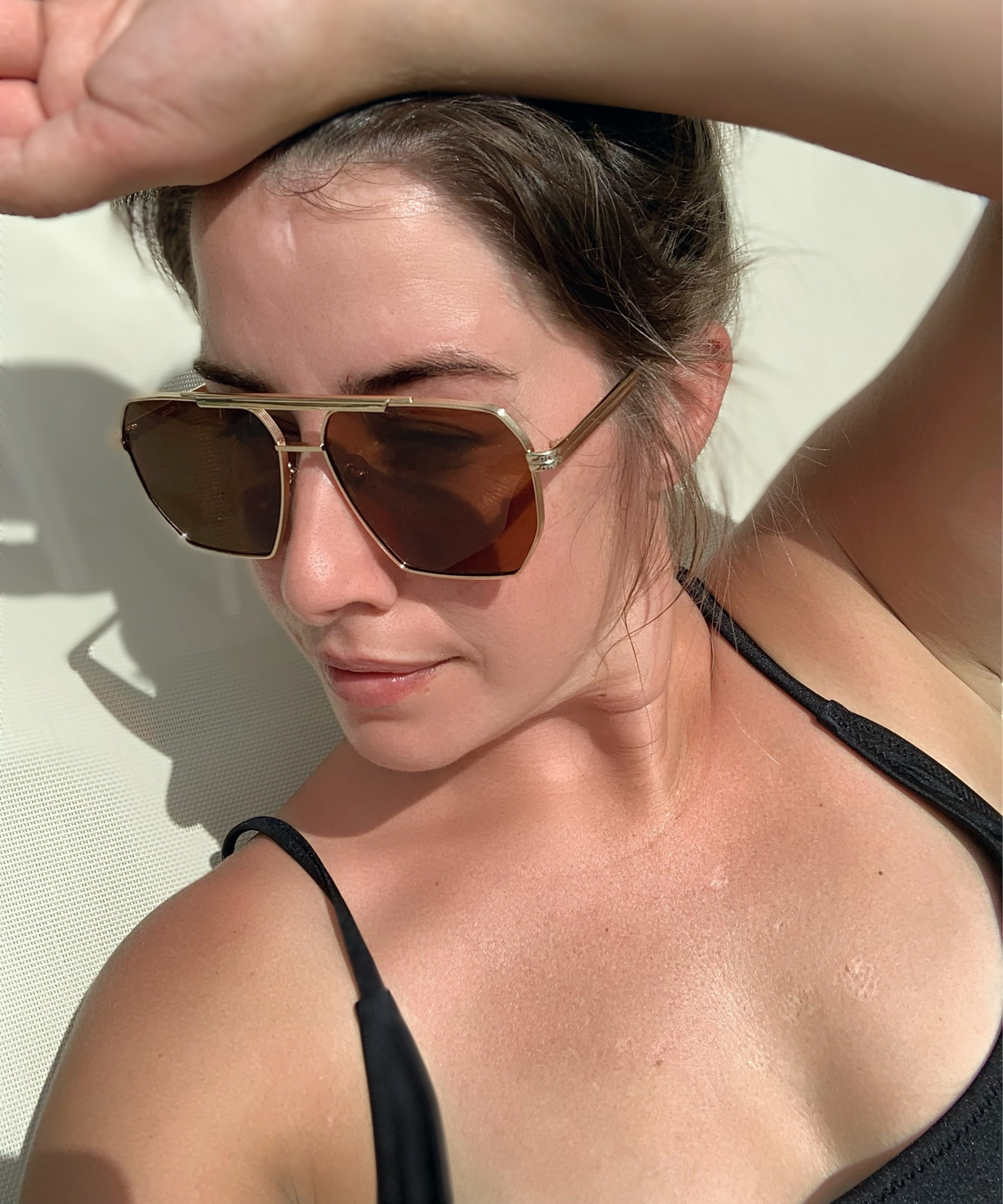 Oversized sunnies for the win. ☀️ So cute for the boat/beach/pool but also pairs well with a chic outfit 🙌🏻

#LTKGiftGuide #LTKStyleTip #LTKSwim