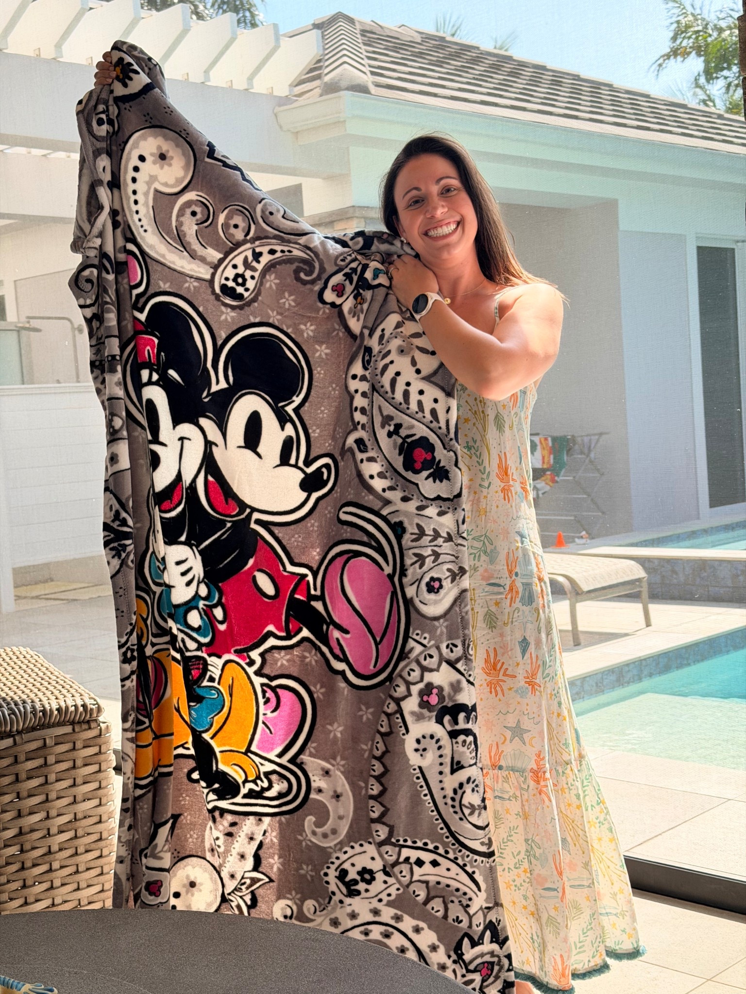 If you haven’t seen the Vera Bradley and Disney collab blankets, he you go! These Vera Bradley blankets are ultra-soft, last forever and come in the cutest prints! This blanket is also light weight which is perfect for Florida living!!

#LTKHome #LTKKids #LTKTravel