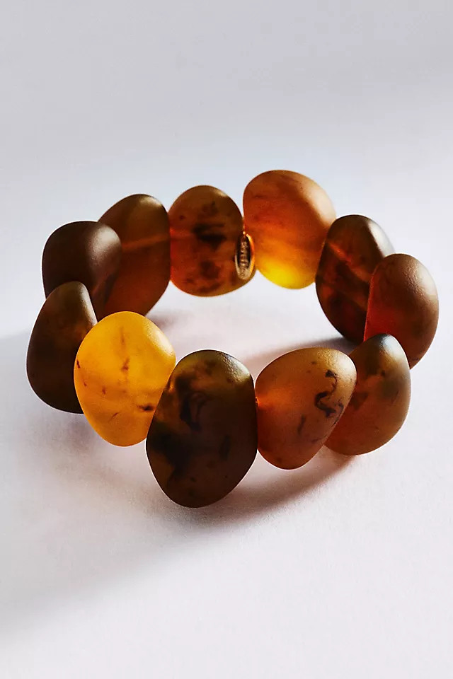 Resin Beaded Stretch Bracelet | Anthropologie (US)