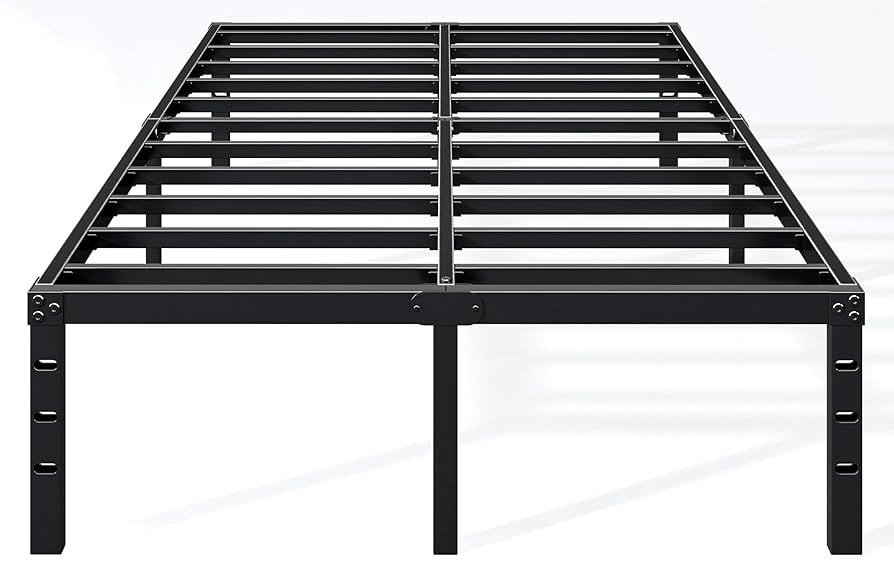 18 Inch Full Bed Frame - Sturdy Metal Platform Full Size, No Box Spring Needed, Heavy Duty, Easy ... | Amazon (US)
