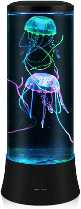 EDIER Jellyfish Lamp, LED Fantasy Jelly Fish Light, 7 Color Setting Jellyfish Tank Table Lamp Dec... | Amazon (US)