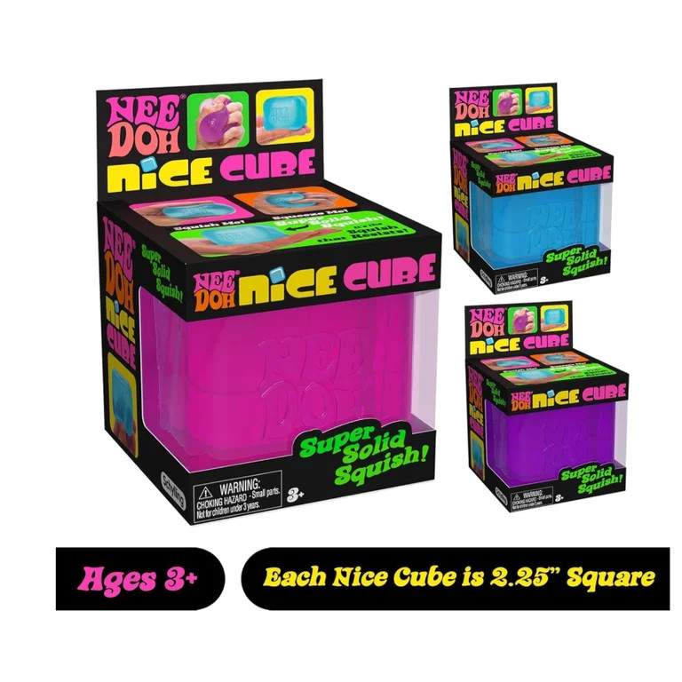 NEE DOH NICE Satisfying Square Shaped cube, 1 random color | Walmart (US)