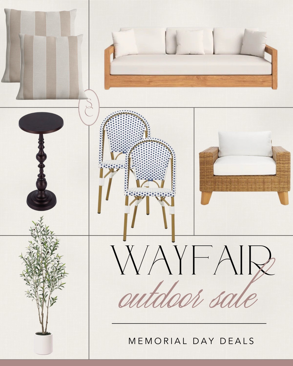 Wayfair Memorial Day sale is here! Grab outdoor items up to 70% off right now! 

Wayfair, Memorial Day, Memorial Day deals, sale alert, Memorial Day deals, wayfair sales, outdoor furniture, outdoor deals 

#LTKHome #LTKSeasonal #LTKStyleTip