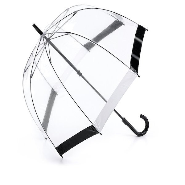 Fulton Birdcage 1 Umbrella Black & White Trim | Superdrug