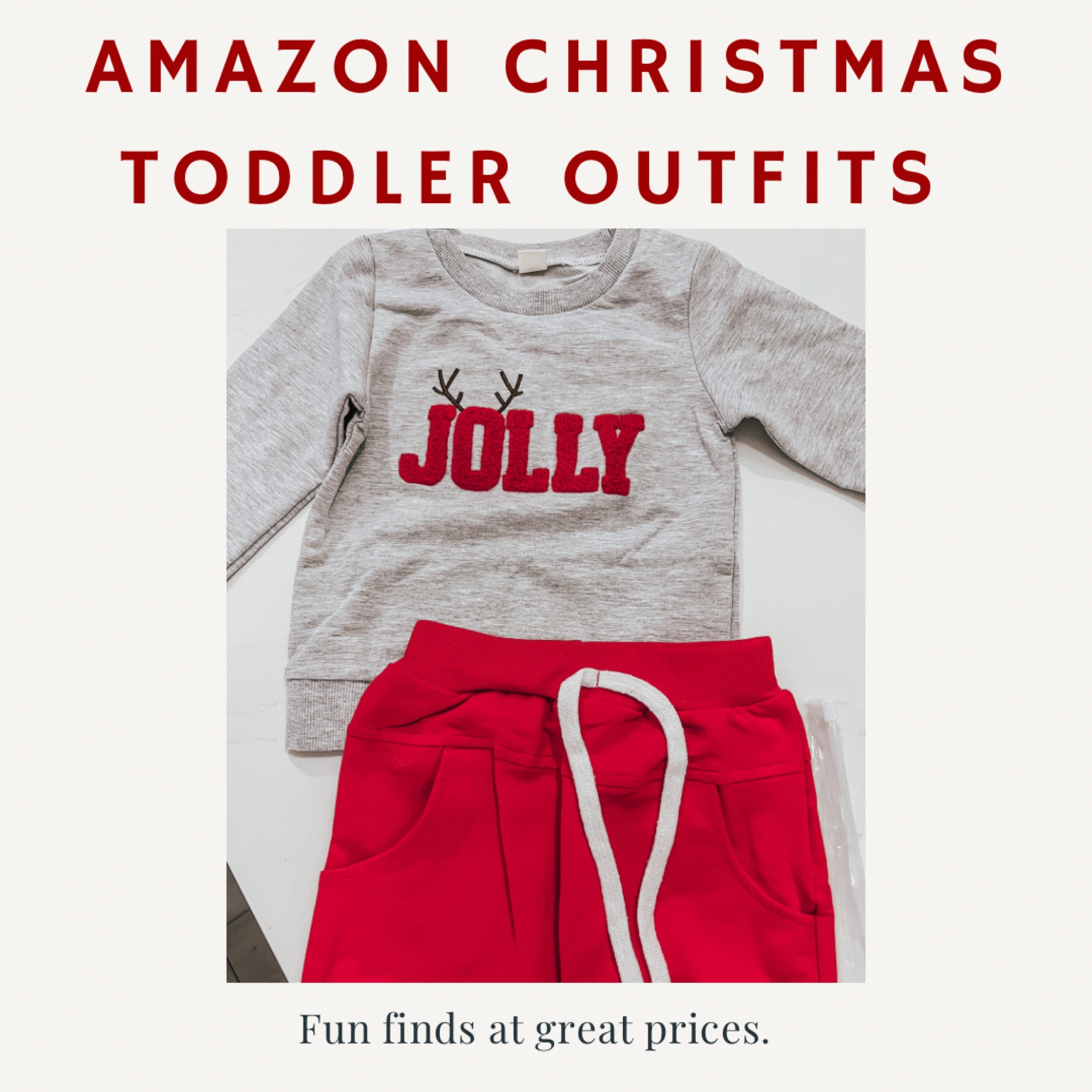 Toddler Christmas outfits! We love these little sets from Amazon! #amazonfinds

#LTKkids #LTKSeasonal #LTKHoliday