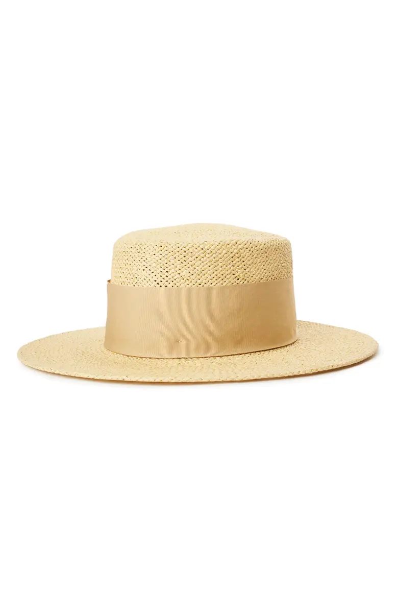 Dara Straw Boater Hat | Nordstrom