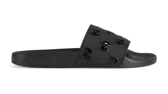 Gucci Women's rubber GG slide sandal | Gucci (US)