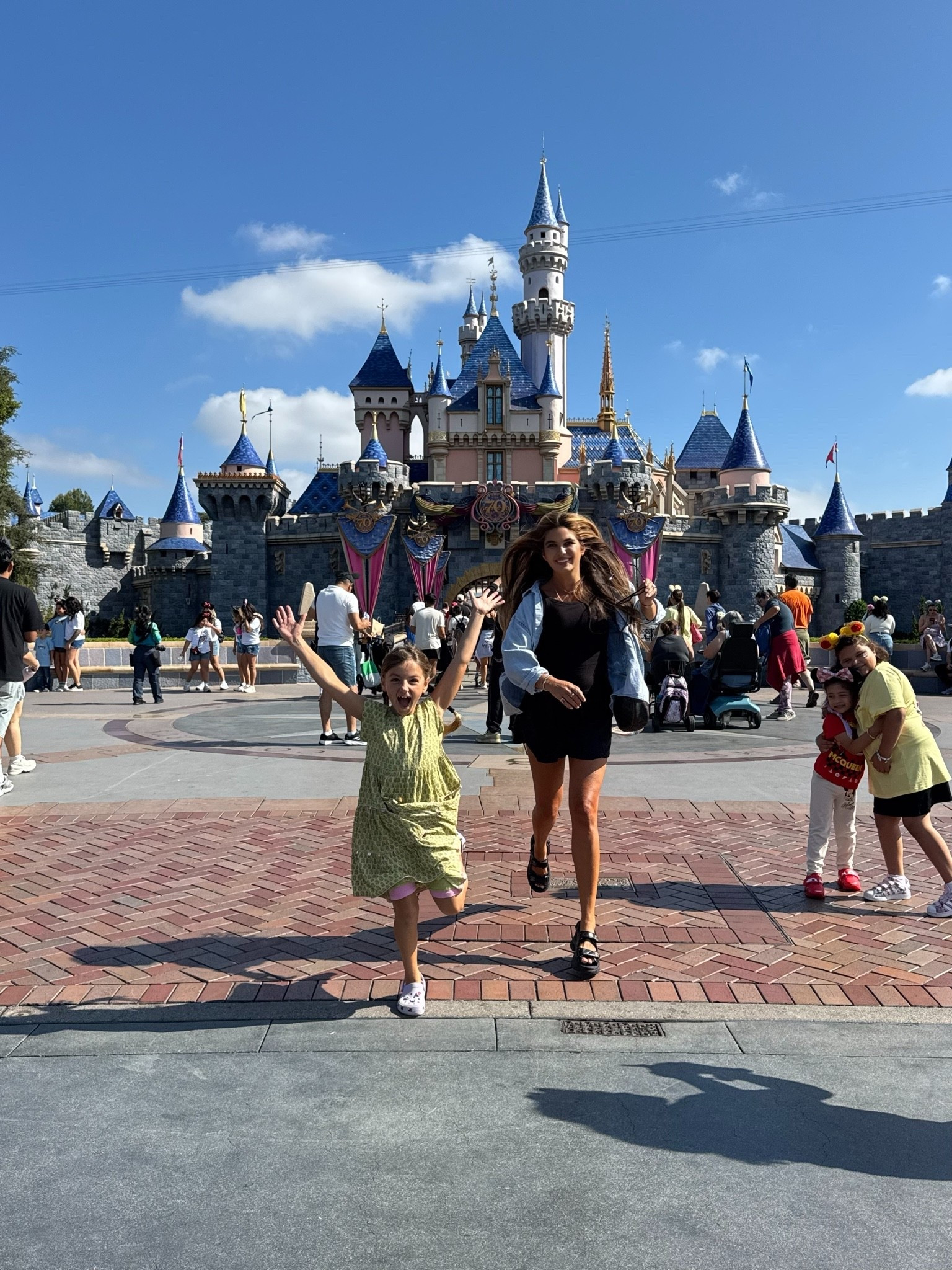Disneyland 🏰 
Denim Shirt: medium 
Shorts: medium 
Tank: medium 
Hair: Sea Glass 
Bag: Celine

#LTKdayinmylife #LTKTravel #LTKBeauty