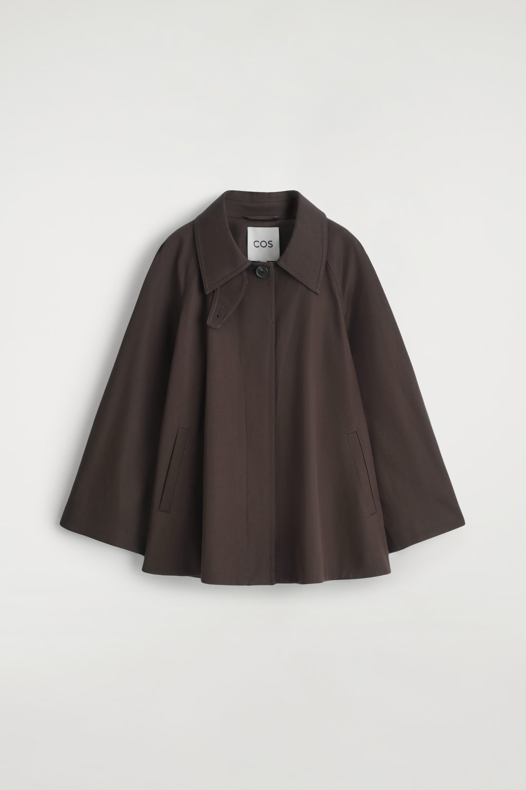 A-LINE TRENCH JACKET - BURGUNDY | COS | COS UK