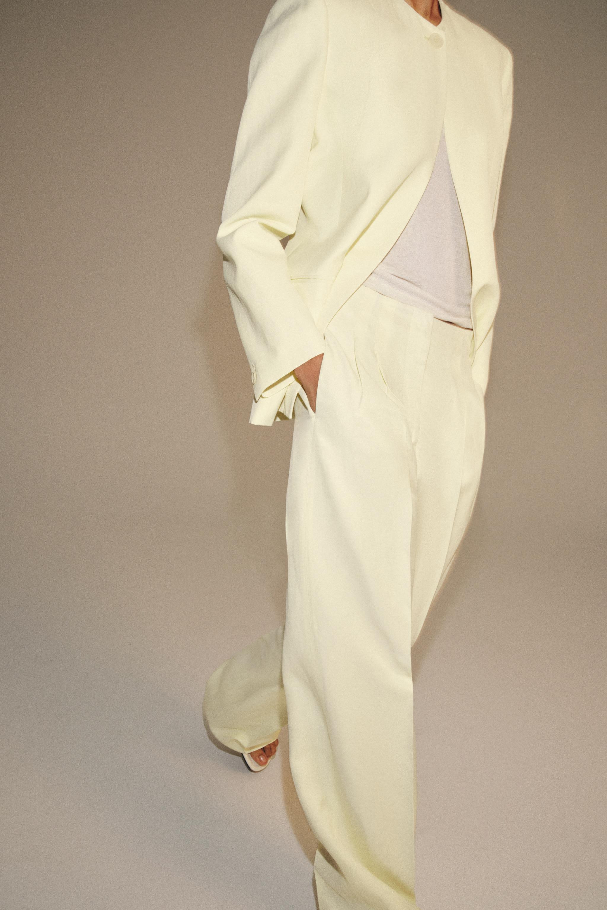 ZW COLLECTION PLEATED PANTS | Zara US