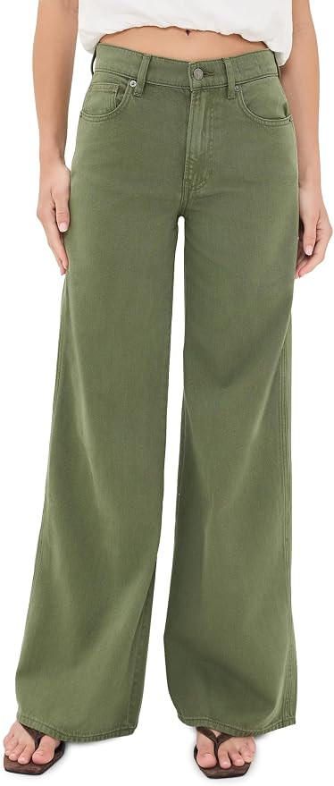 Veronica Beard Jean Women's Kasey Wide Leg Jeans | Amazon (US)