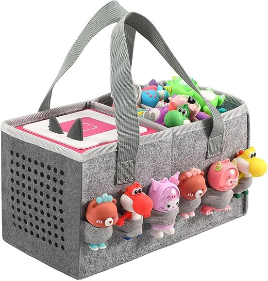 Carrying Case for Toniebox Starter Set and Tonies Figurines, Travel Felt Cloth Musical Toy Foldin... | Amazon (US)