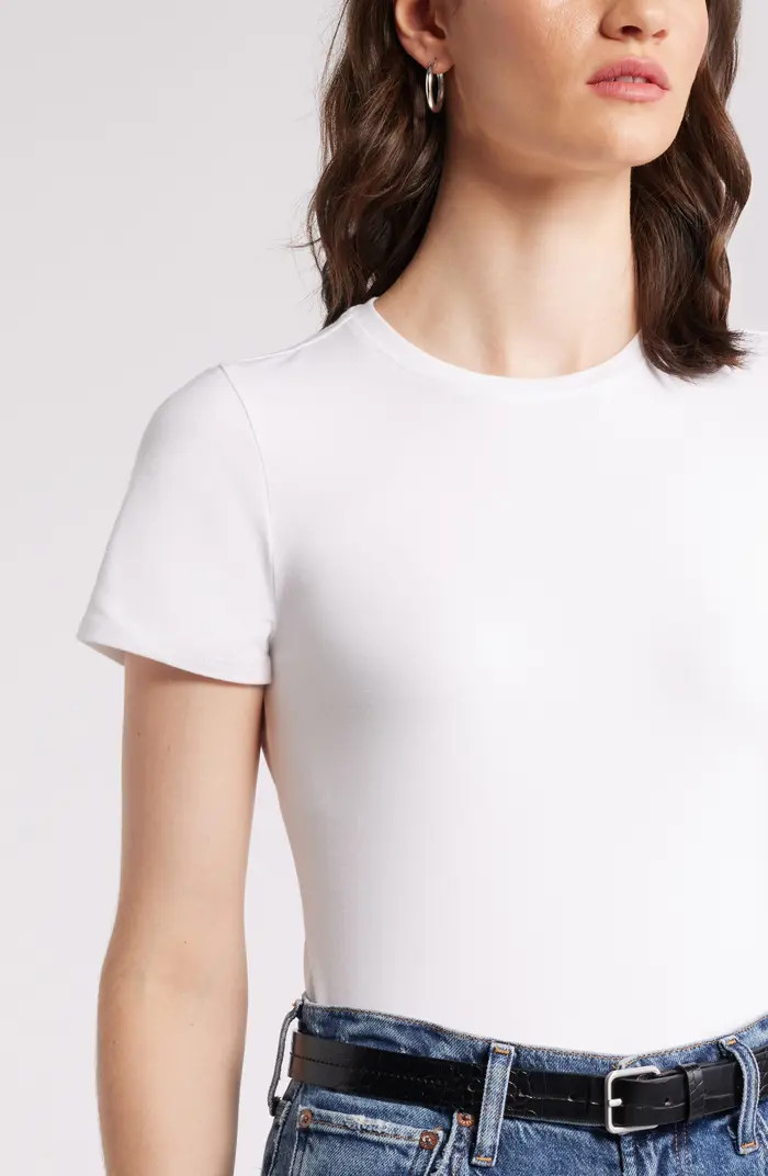 Nordstrom Pima Cotton Blend Crewneck T-Shirt | Nordstrom | Nordstrom