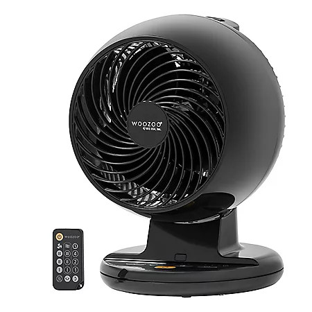 WOOZOO C18T Remote Controlled Whole Room Oscillating Circulating Fan, Black - Sam's Club | Sam's Club