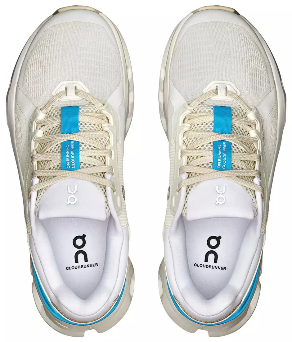 On Women's Cloudrunner 2 Running Shoes, 6 W, Chalk Pearl/Orange | DICK'S Sporting Goods