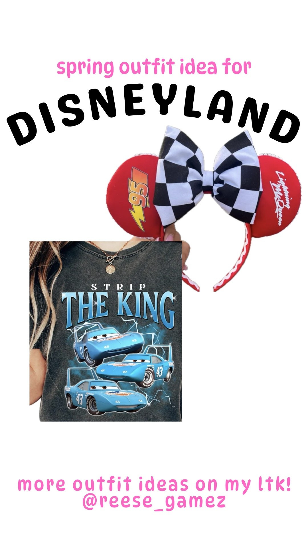 disney outfit, disneyland outfit, disney outfits, disneyland outfits, lightning mcqueen outfit, cars outfit, mickey ears, minnie ears

#LTKTravel #LTKootd #LTKSeasonal
