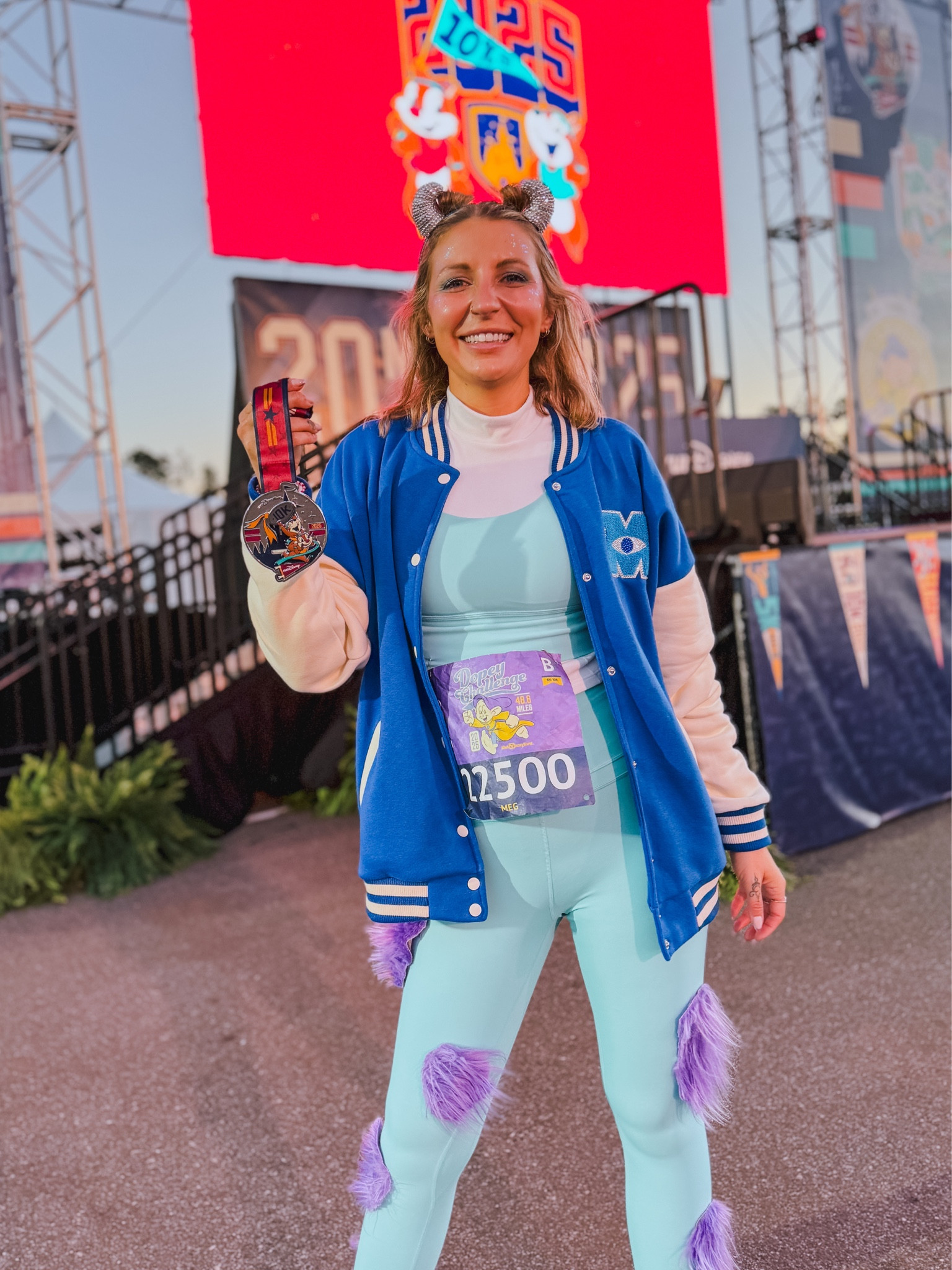 WDW Marathon Weekend 10k Outfit - Monsters University Sully