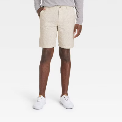 Men's 9" Flat Front Shorts - Goodfellow & Co™ | Target