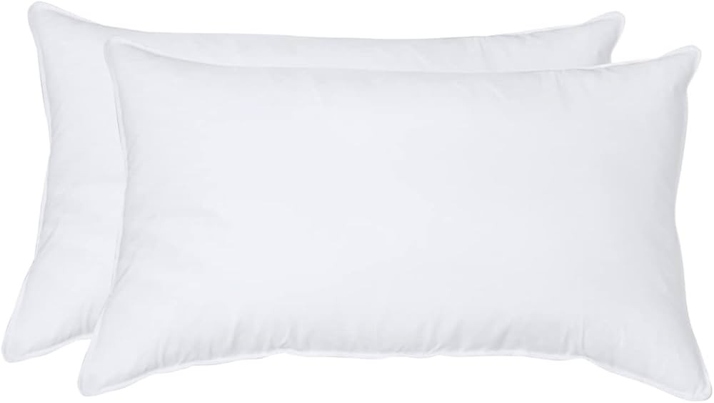 12"x20" Pillow Inserts Soft Feather Pillow Set of 2 Indoor Decorative Sofa Down Pillows Bed Pillo... | Amazon (US)