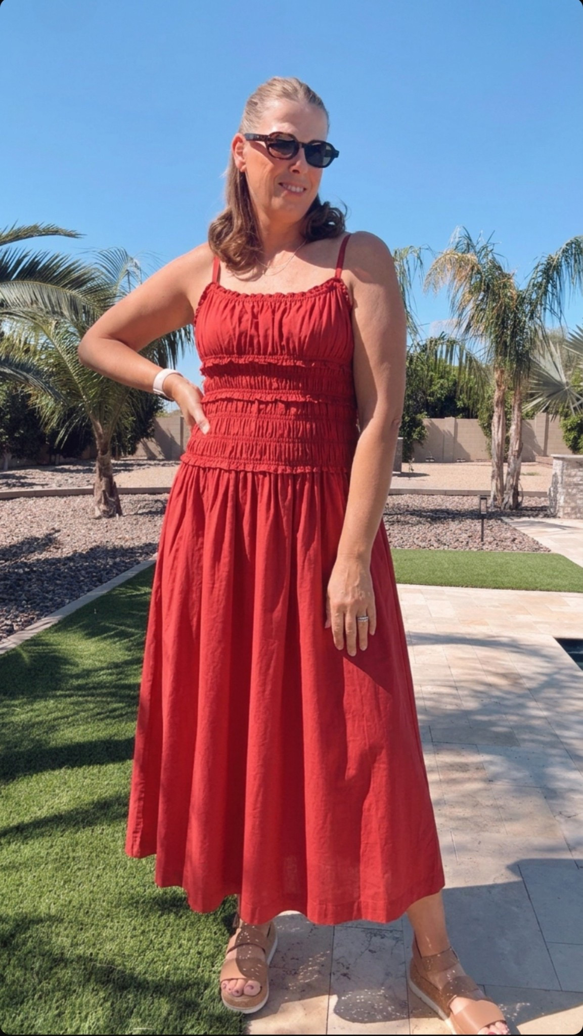 Red dress ALERT!!

Red midi dress, minimalist summer dress, neutral outfit idea, effortless everyday style, flattering a line dress, casual chic look, vacation look, Abercrombie dress

#LTKOver40 #LTKootd #LTKSeasonal
