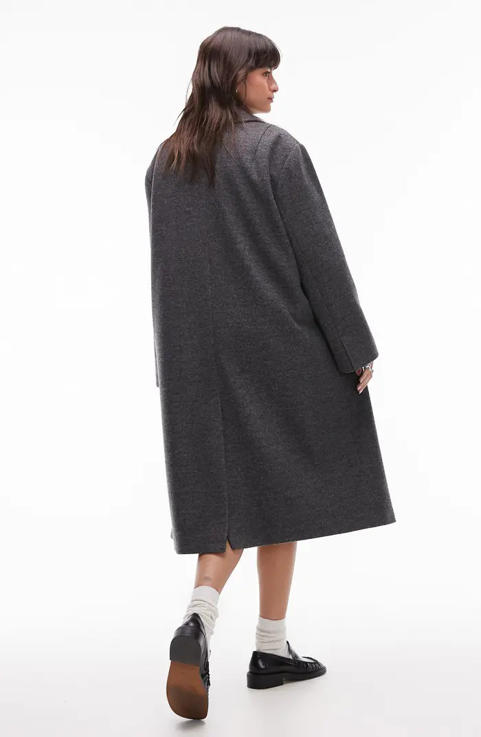 Topshop Oversize Double Breasted Coat | Nordstrom | Nordstrom