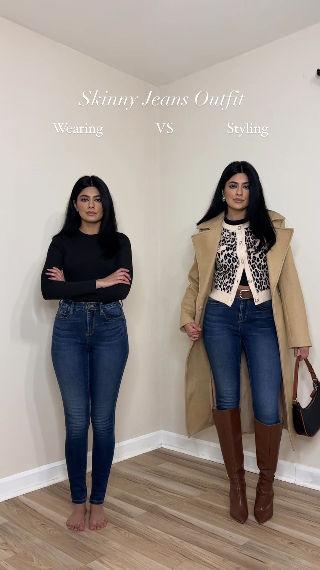 #winteroutfits #winterstyle #stylingtips #fashionhacks #falloutfit #autumnstyle #falltrends #autumnoutfit #howtostyle #simpleoutfit #jeans #tights #cardigan #boots #layering #neutralstyle #explore #whattowear how to style jeans for winter, styling skinny jeans outfits, how to layer for winter, winter fashion, cozy winter outfit, layering hacks, layering outfits for winter, styling outfits, outfit ideas, winter transitional outfit, outfit inspo, elevated outfit, wearing vs styling

#LTKStyleTip #LTKPetite #LTKShoeCrush