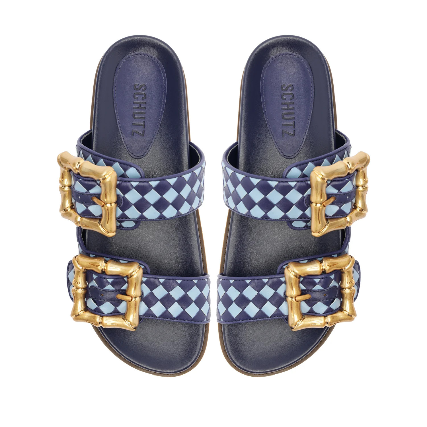 Enola Sporty Woven Leather Sandal | Schutz Shoes (US)