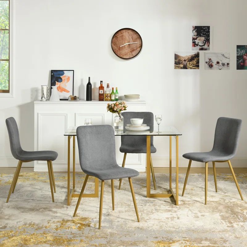 Courseulles 5 - Piece Sled Dining Set | Wayfair North America