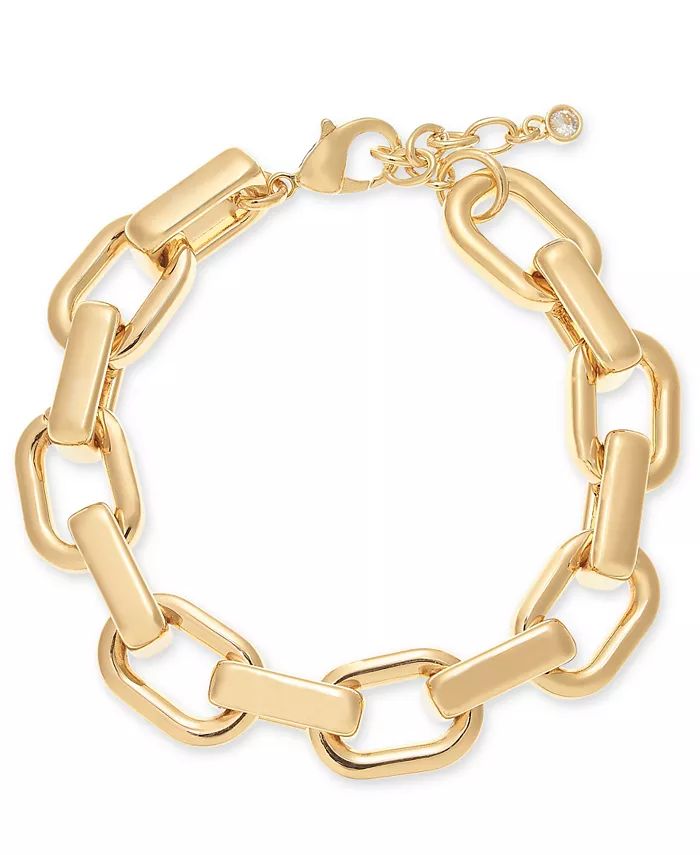 Gold-Tone Chunky Chain Link Bracelet, Created for Macy's | Macy's