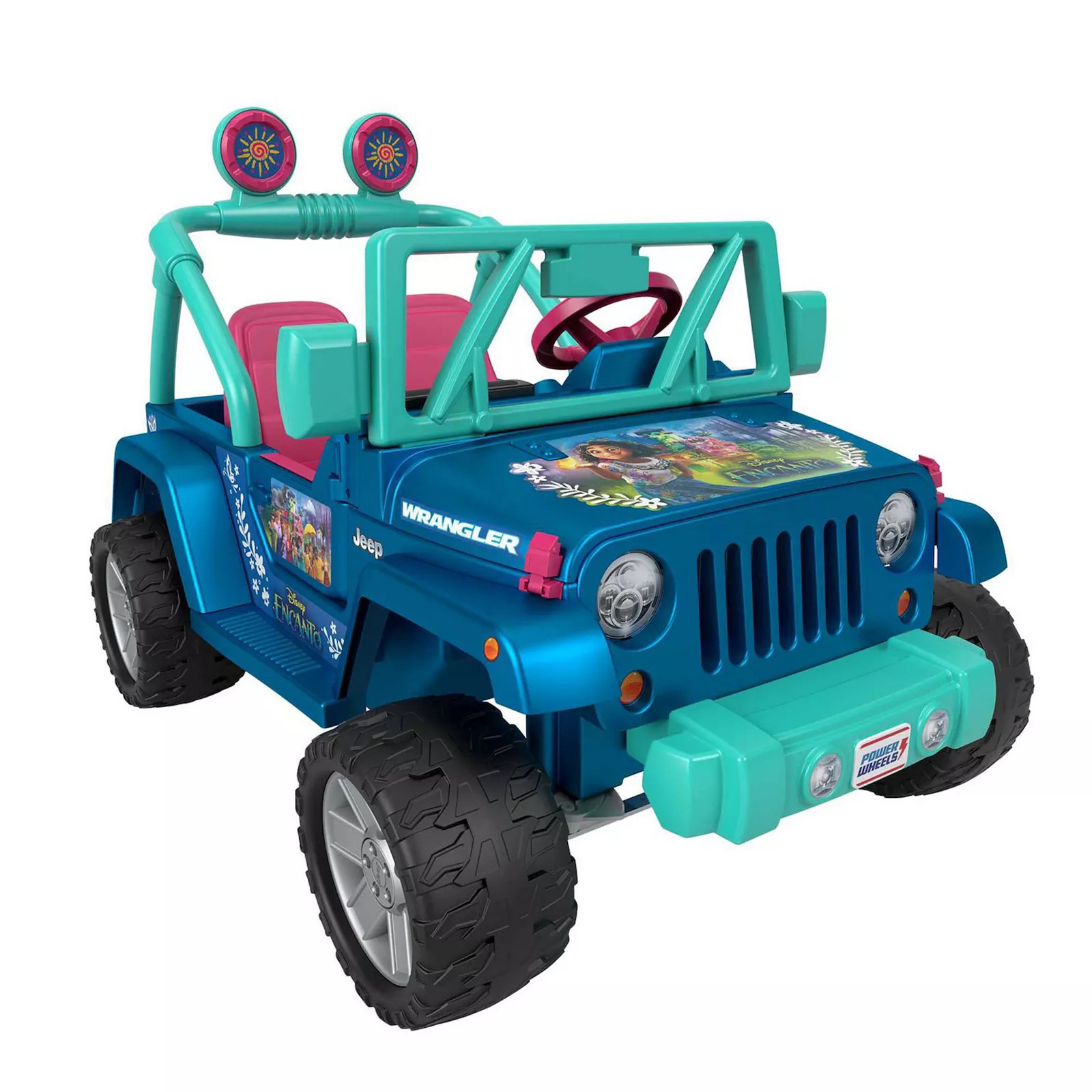 Disney's Encanto Power Wheels Jeep Wrangler Battery-Powered Ride-On Vehicle, Blue | Kohl's