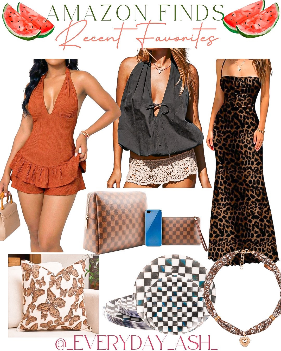 Amazon // recent favorites 🩵🩵

Have and love the romper and makeup bags 💋💋

Summer fashion, fall fashion, vacation outfits, home decor, charm necklace, leopard dress

#LTKgrwm #LTKootd