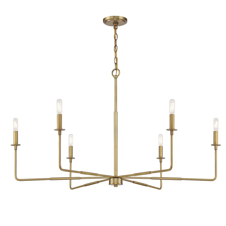 Mager 6 - Light Candle Style Classic Chandelier | Wayfair Professional