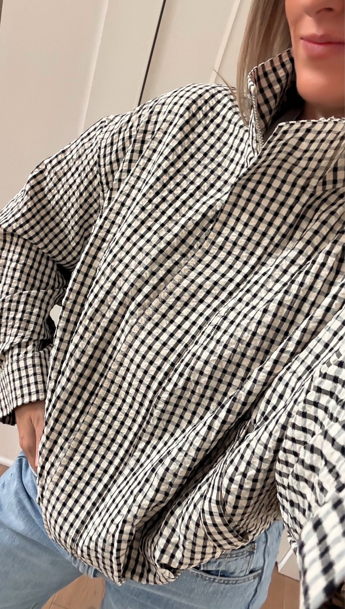 Back in stock! 

Zara, funnel neck jacket, fall style, ootd, checkered jacket, lightweight jacket

#LTKgrwm #LTKootd