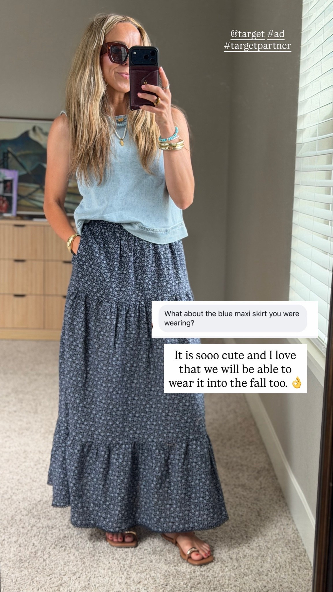 Obsessed with this skirt for Fourth of July, summer BBQs and it will easily go into fall! True to size.

@Target #targetpartner #ad

#LTKmomlife #LTKPetite #LTKWorkwear