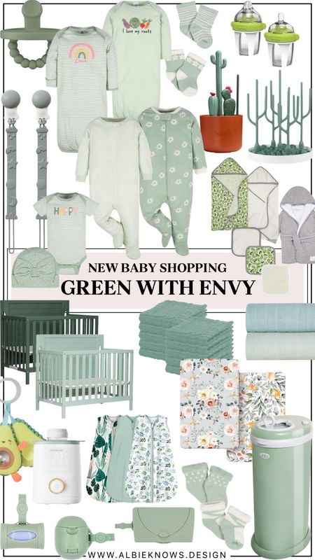 green with envy for all of the gorgeous greens perfect for any new baby 🚼💚 more shopping on the @albieknows storefront #founditonamazon

#LTKbaby #LTKfamily