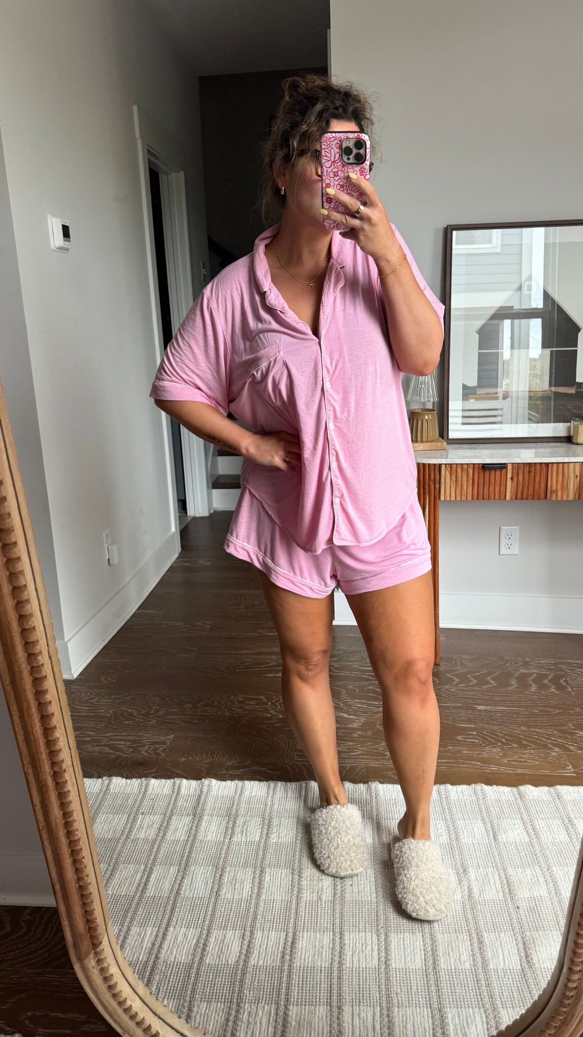 Size xxl to fit oversized! So comfy!! Victoria’s Secret modal sleep set — shorts sleeve and shorts in pink 🌸💗✨



#LTKFamily #LTKSeasonal #LTKGiftGuide
