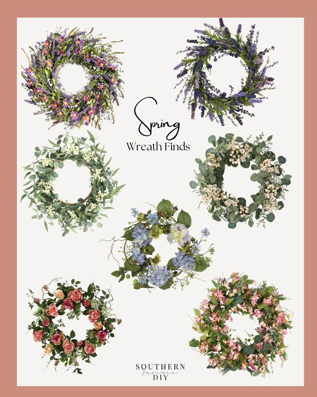Spring wreath finds for your front door 

#LTKHome #LTKStyleTip #LTKSpringSale