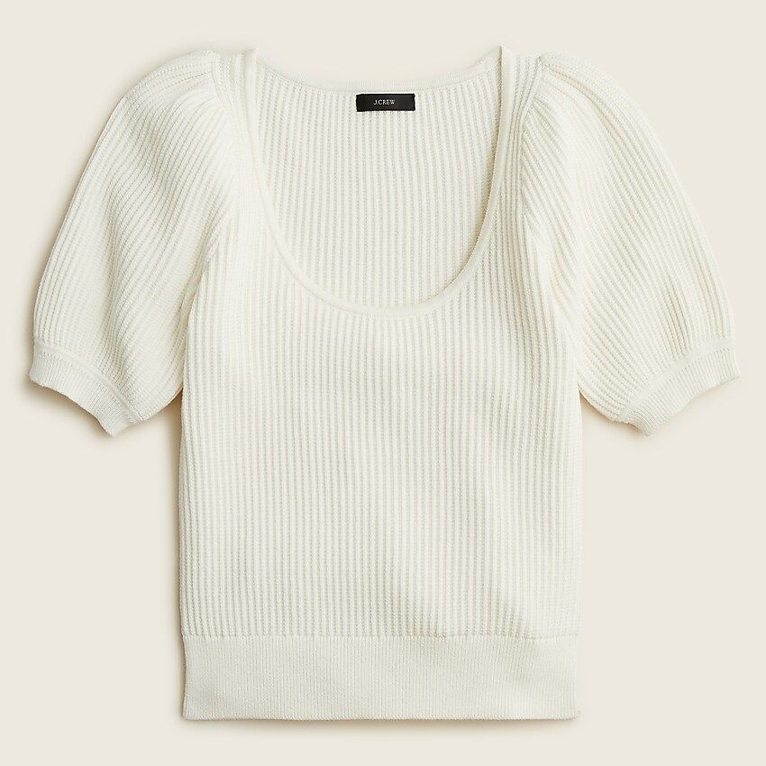 Cotton-cashmere scoopneck sweater | J.Crew US