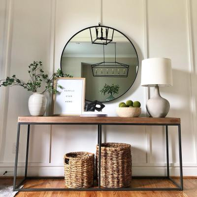 Round Woven Basket with Cut-Off Handle - Threshold™ | Target