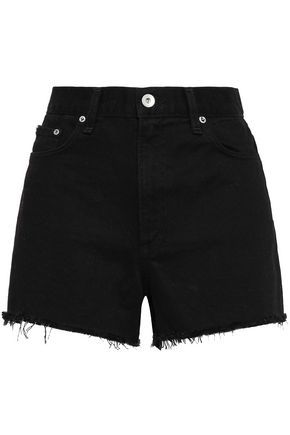 Frayed denim shorts | The Outnet (APAC)
