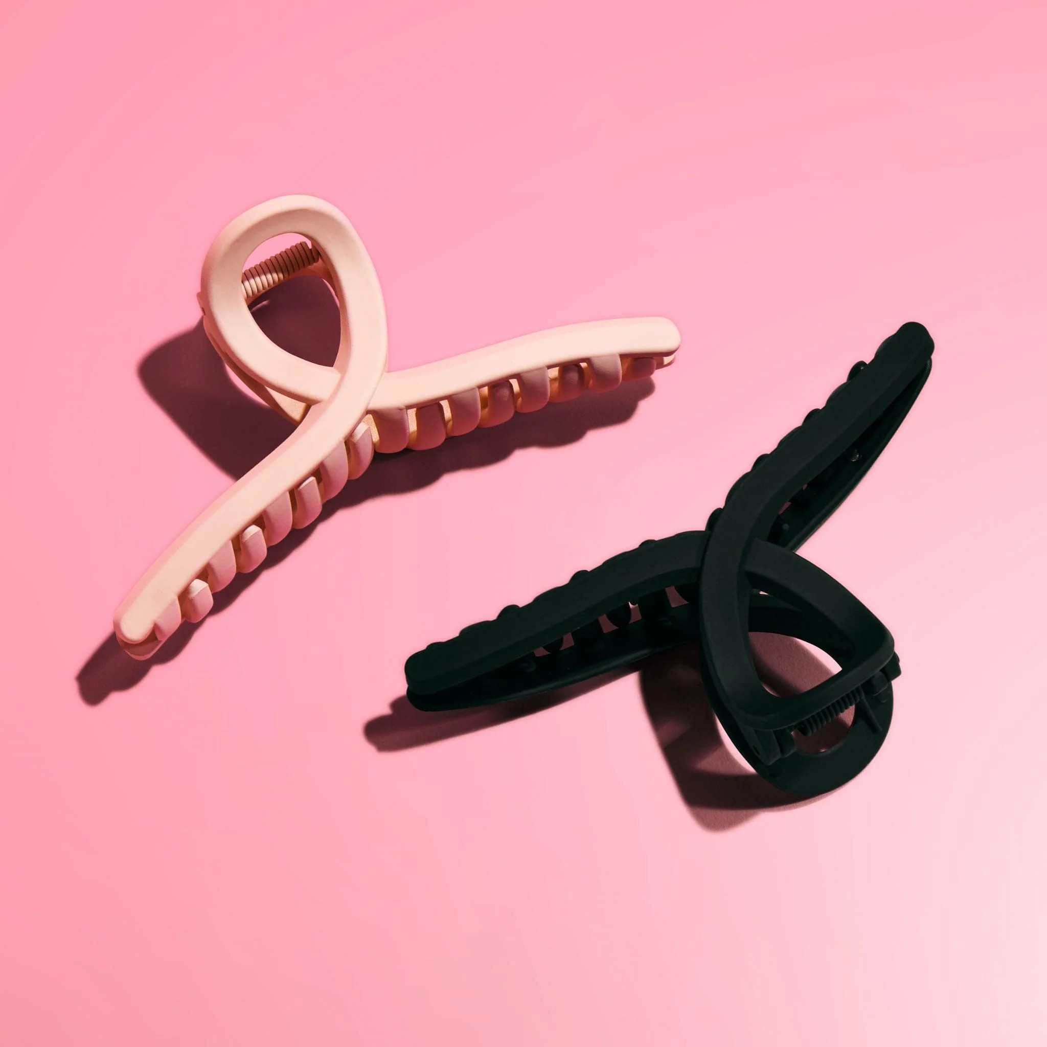 Loop Claw Clip Duo - Black &amp; Tan | GIMME BEAUTY
