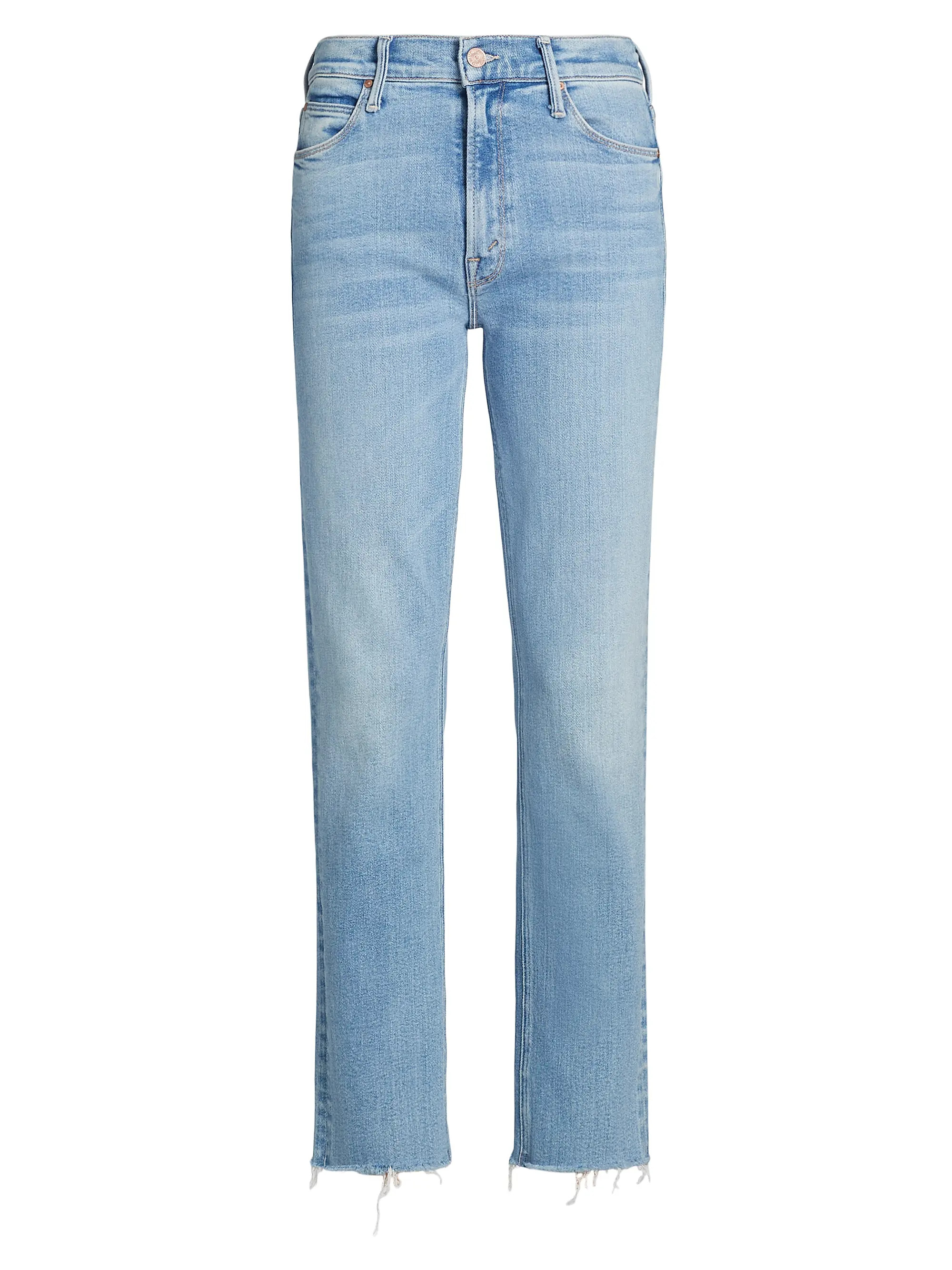 Dazzler Mid-Rise Ankle-Fray Jeans | Saks Fifth Avenue