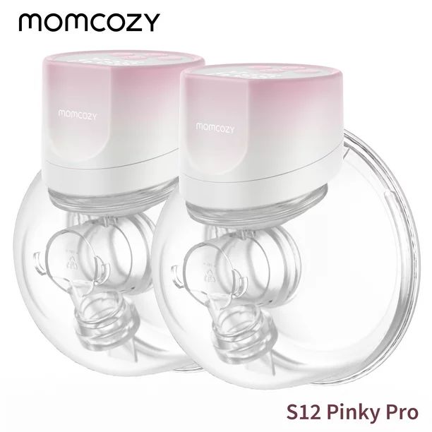 Momcozy S12 Pinky Pro Hands Free Breast Pump Wearable, 24mm 2 Pack | Walmart (US)