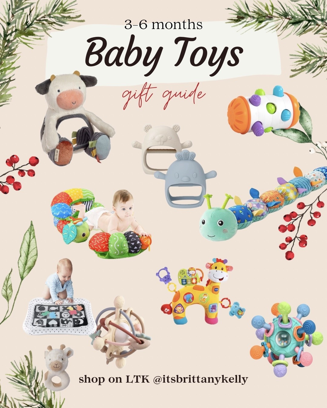 Looking for a gift for a 3 -6 month old baby?
I got you covered! Here are some perfect options that are great for littles… and I’m sure parents would appreciate too! 

Baby toys / black and white baby toys / rattle / 

#LTKGiftGuide #LTKBaby