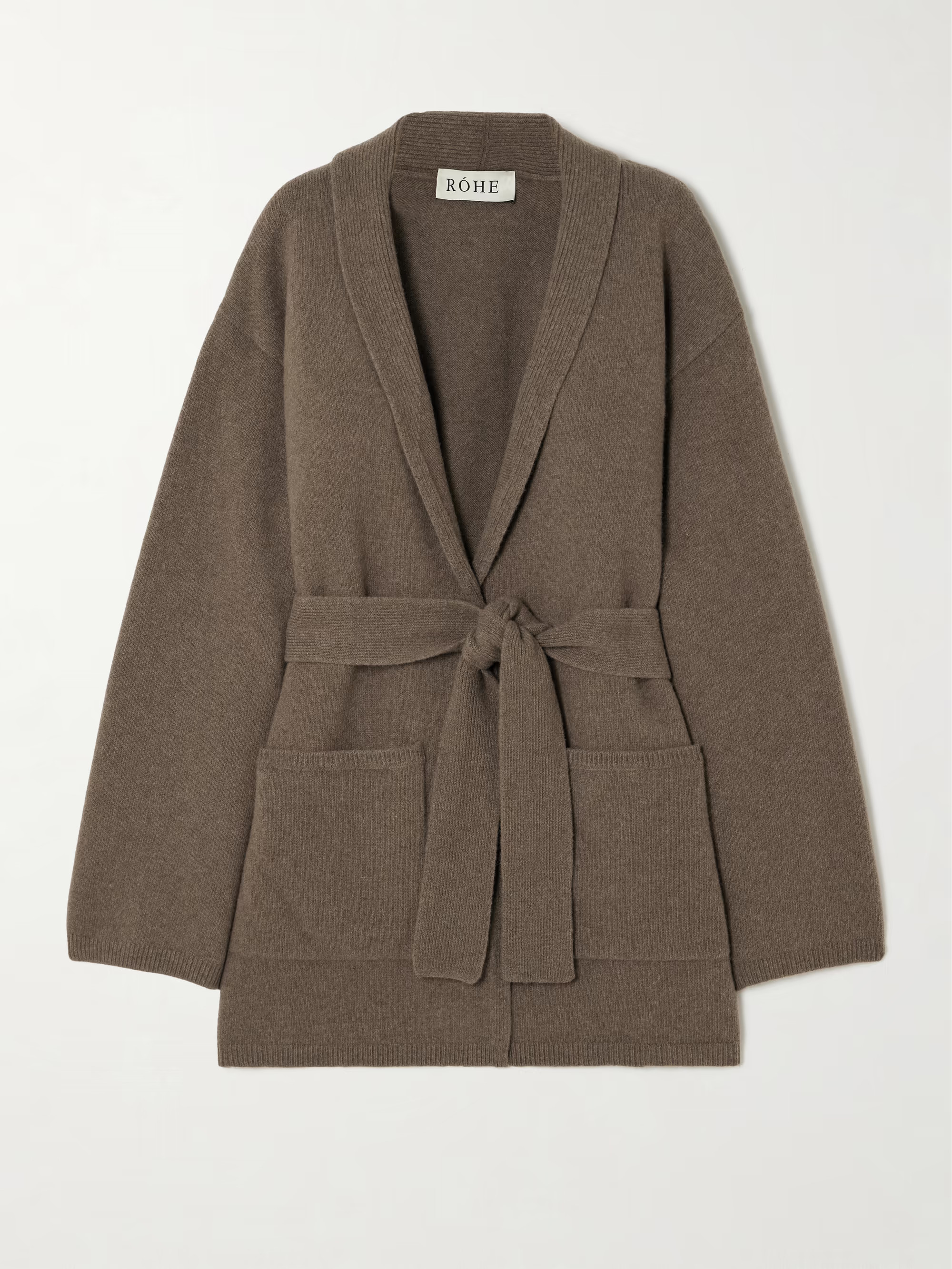 Belted wool-blend cardigan | NET-A-PORTER (US)