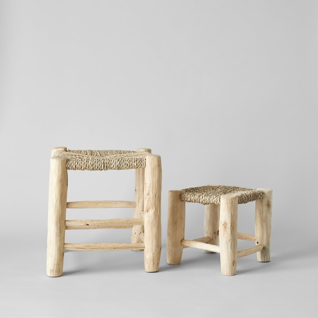 Moroccan Woven Stool | Bloomist
