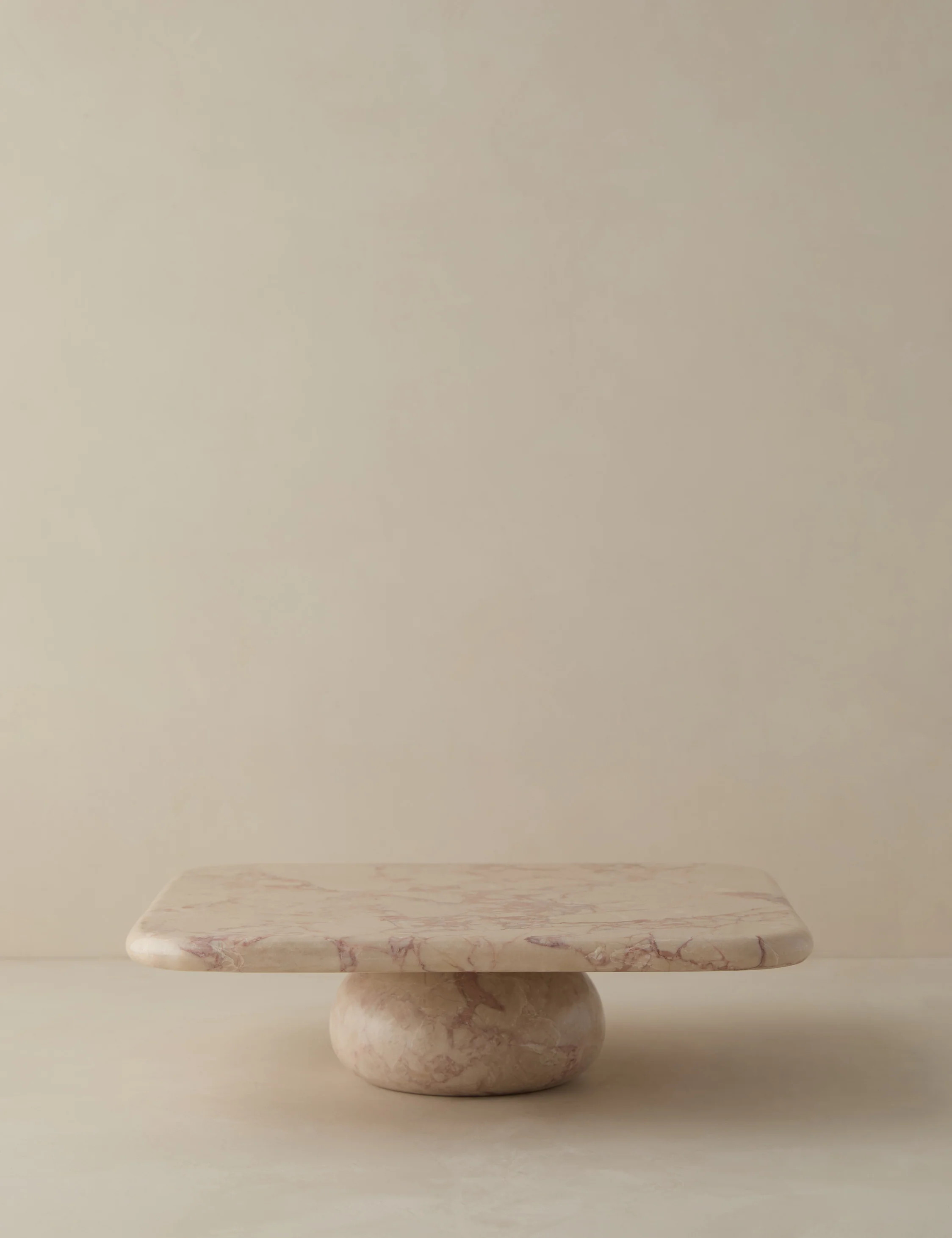 Lusine Square Marble Serving Stand | Lulu and Georgia 