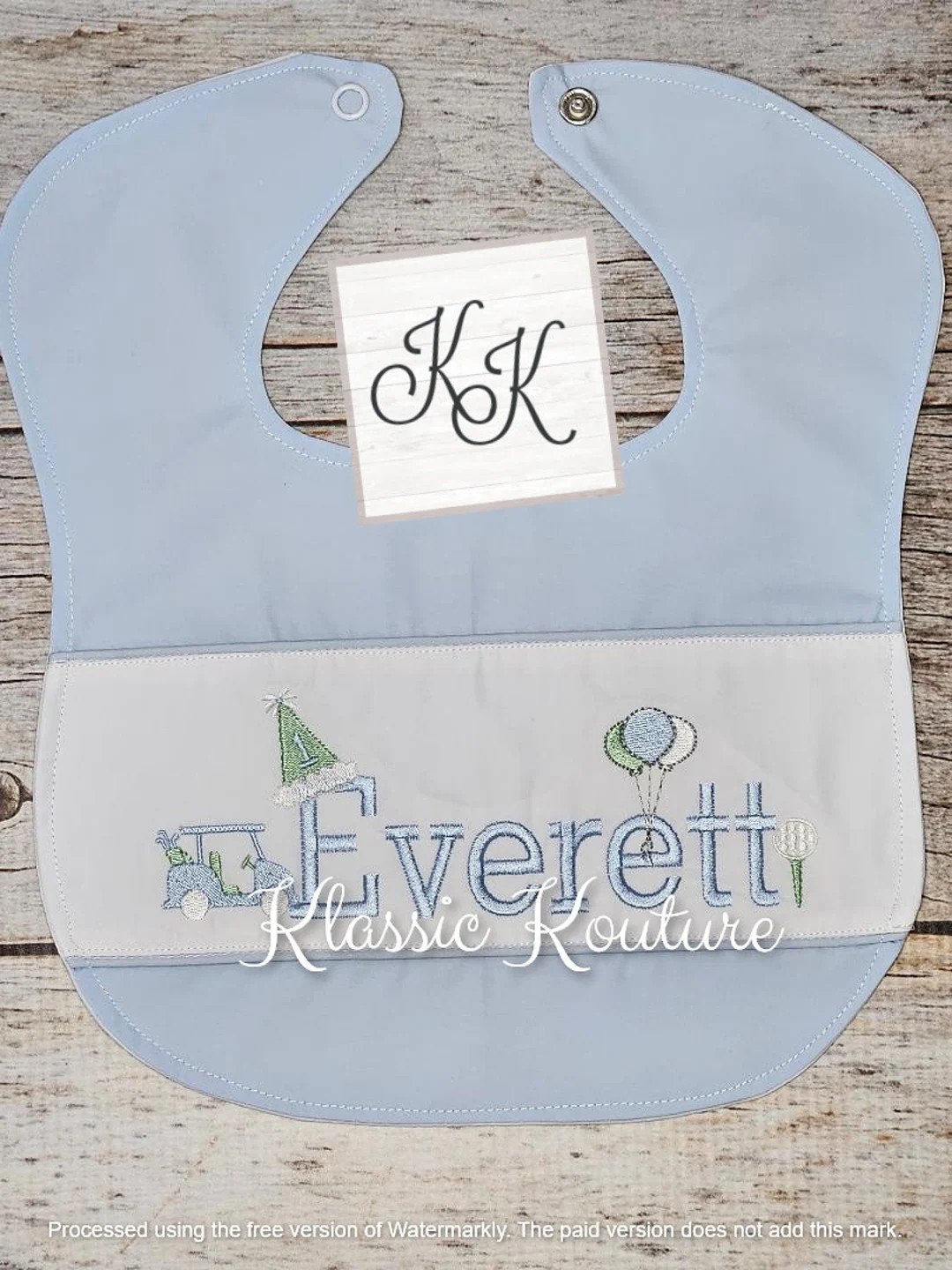 Golf Birthday Bib First Birthday Bib Baby Boy Baby Girl Birthday Party Balloons Monogram Golf Car... | Etsy (US)