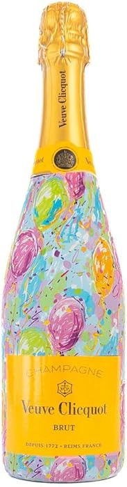 beaubottles Happy Birthday Balloons Wrap for Champagne – Veuve Edition – Custom Wine Bottle L... | Amazon (US)