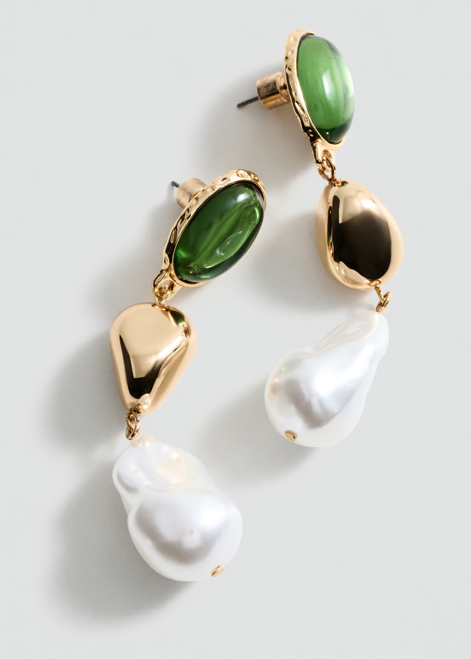 Mixed bead earrings - Women | MANGO United Kingdom | MANGO (UK)